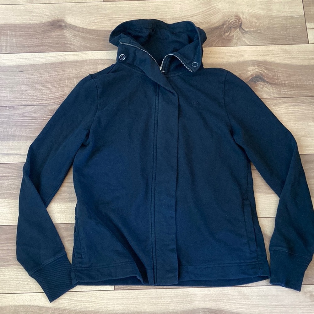 Banana Republic black zip up sweatshirt jacket. Size M